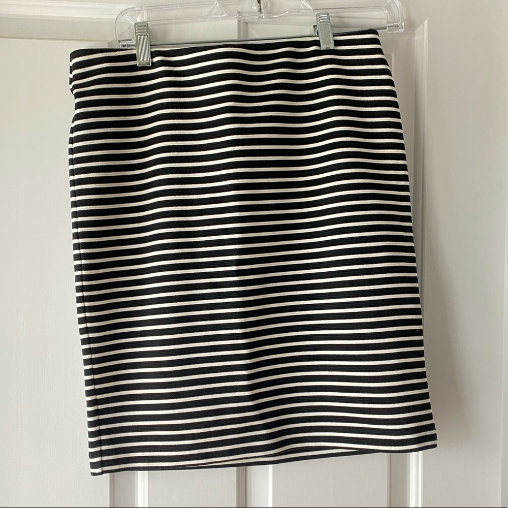 brand new striped mini skirt LOFT